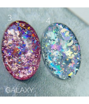 Гель Saga Galaxy glitter №03
